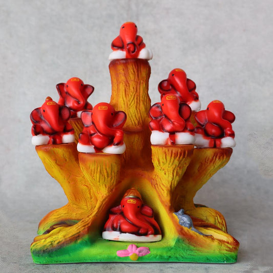 Ashtavinayak Ganesha (Red) By Satgurus