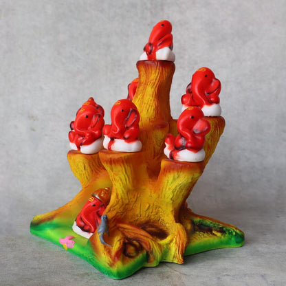 Ashtavinayak Ganesha (Red) By Satgurus