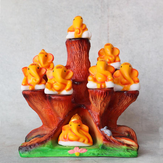 Ashtavinayak Ganesha (Orange) By Satgurus