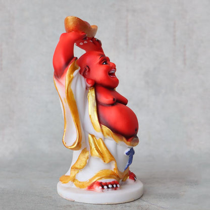 Laughing Buddha Hand Up With Ignot By Satgurus