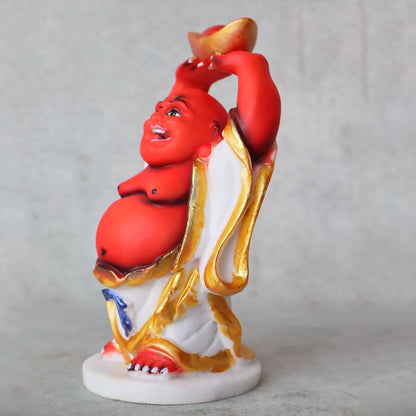 Laughing Buddha Hand Up With Ignot By Satgurus