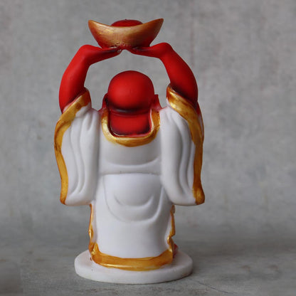 Laughing Buddha Hand Up With Ignot By Satgurus