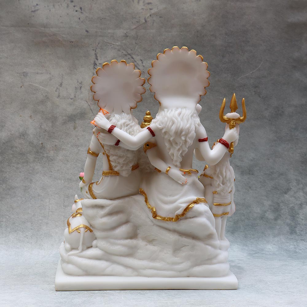 Shiv Family Marble Finish BY Satgurus