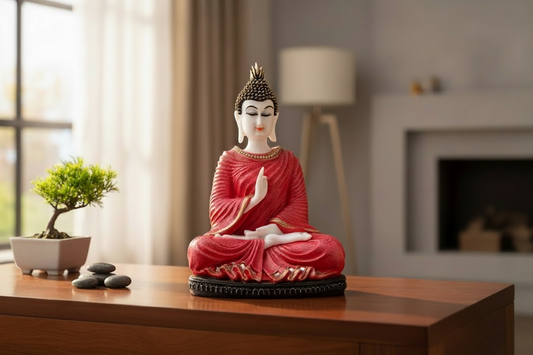 The pink Dhyana Buddha  By Satgurus