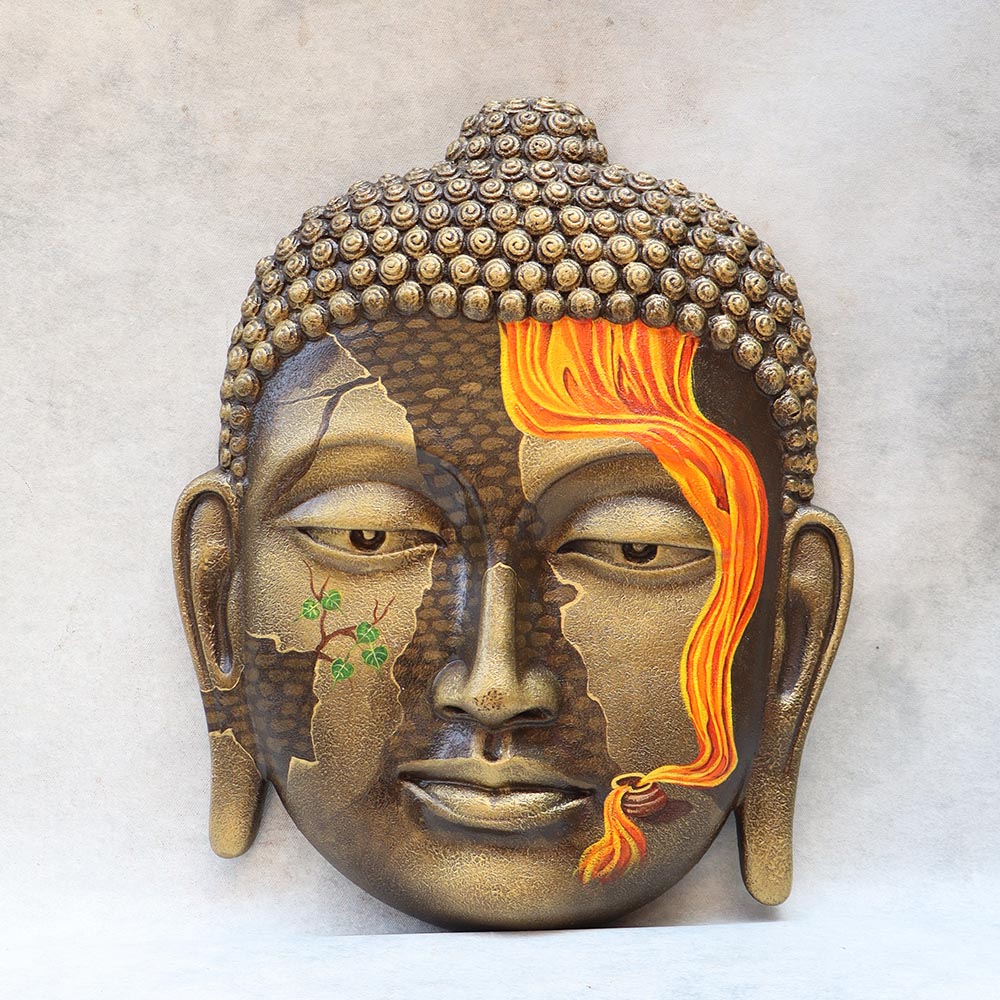 Colourfull Buddha Face By Satgurus 