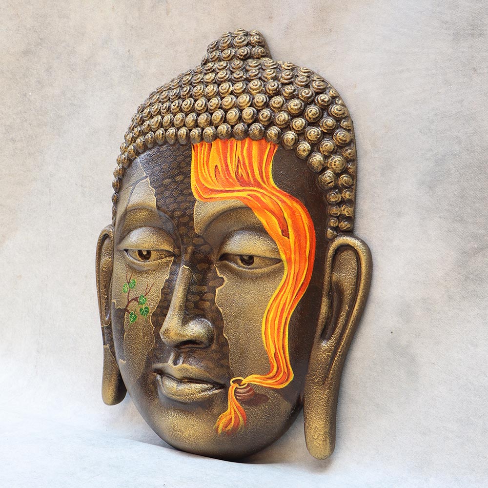 Colourfull Buddha Face By Satgurus