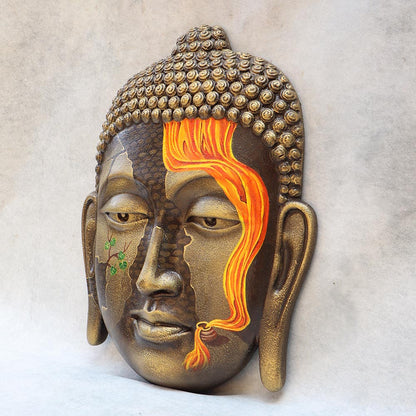 Colourfull Buddha Face By Satgurus