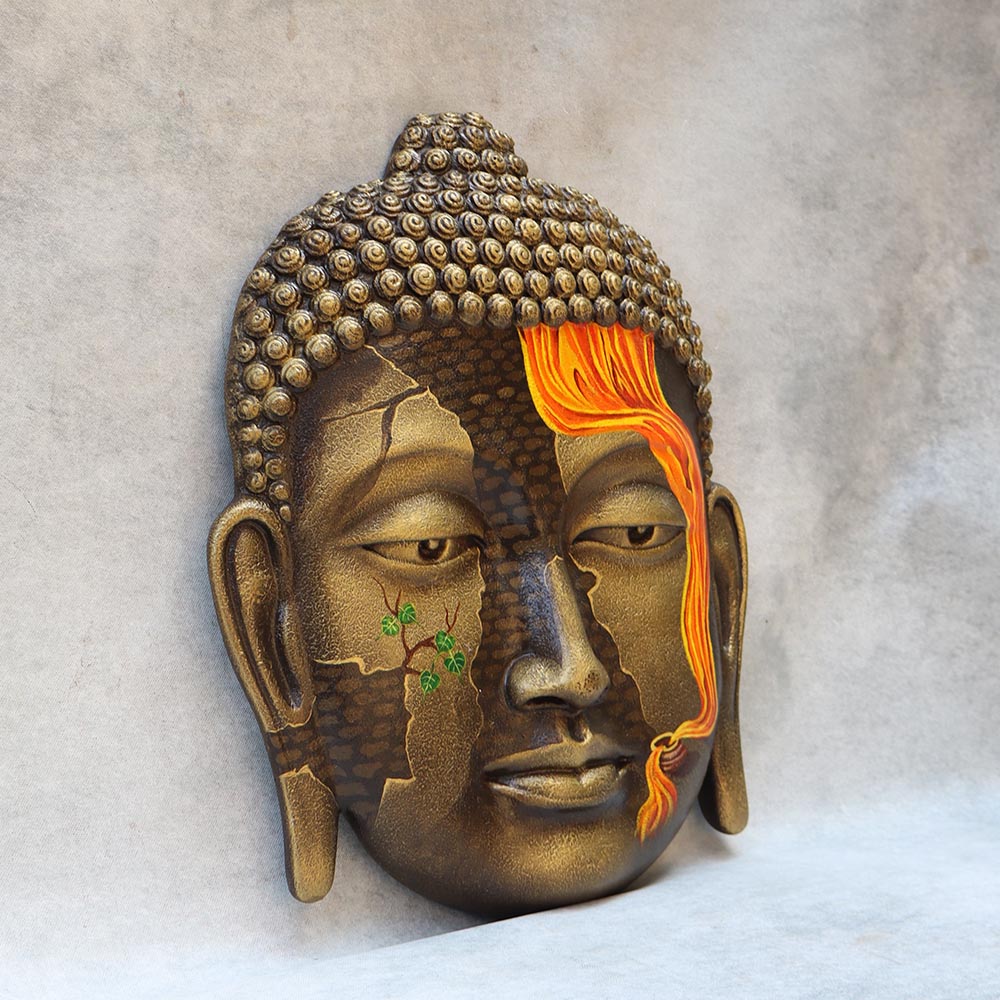 Colourfull Buddha Face By Satgurus