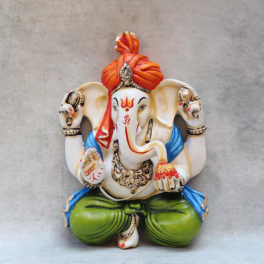 Small Pagdi Maharaja Ganesha By Satgurus 