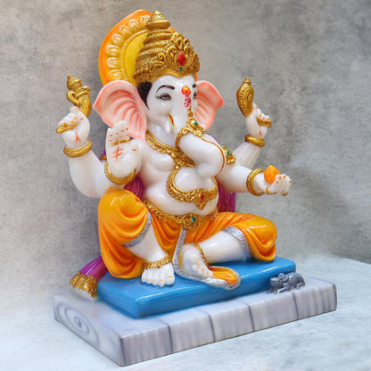 Big Mukut Ganesha By Satgurus