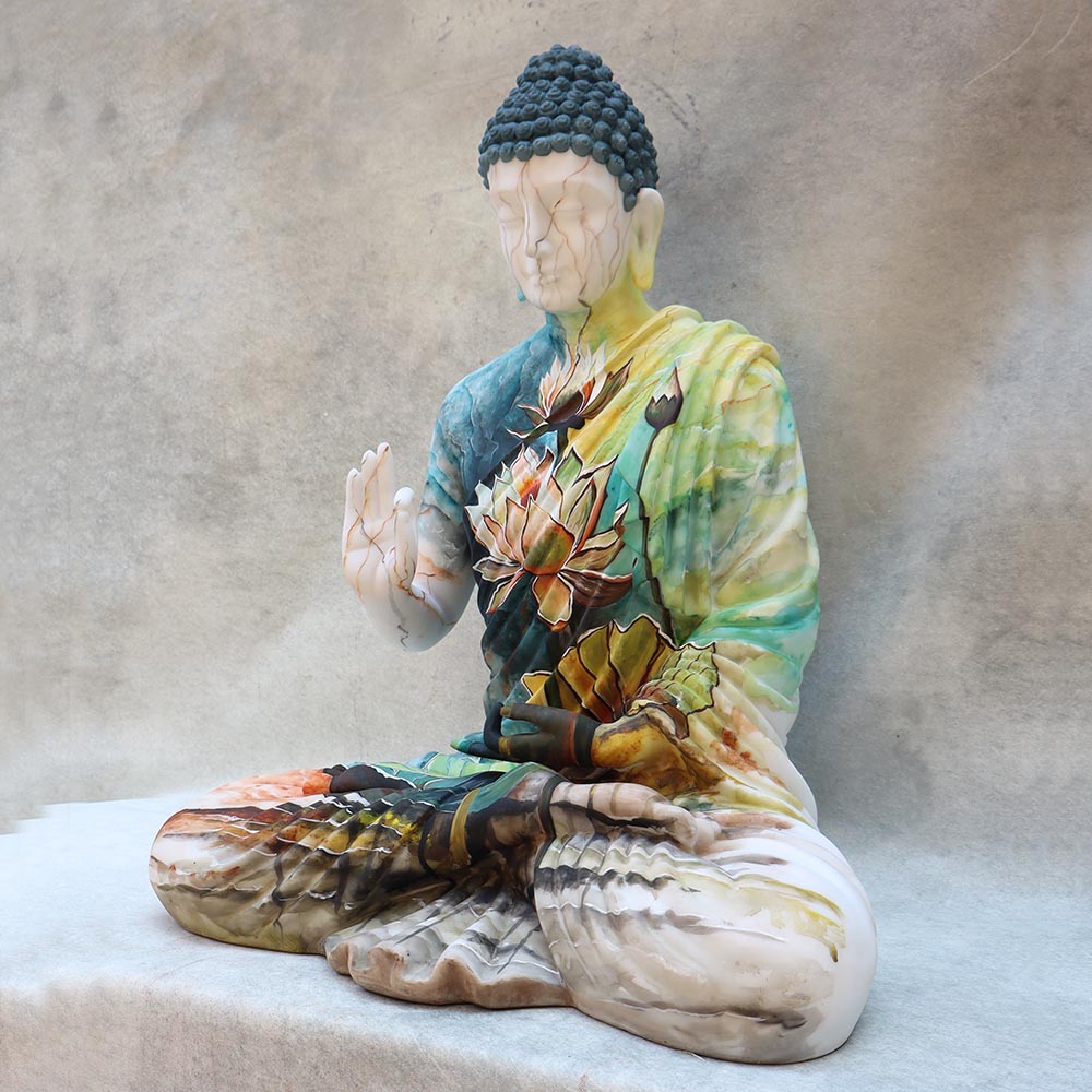 Serene Buddha in Dhyana Mudra By Satgurus