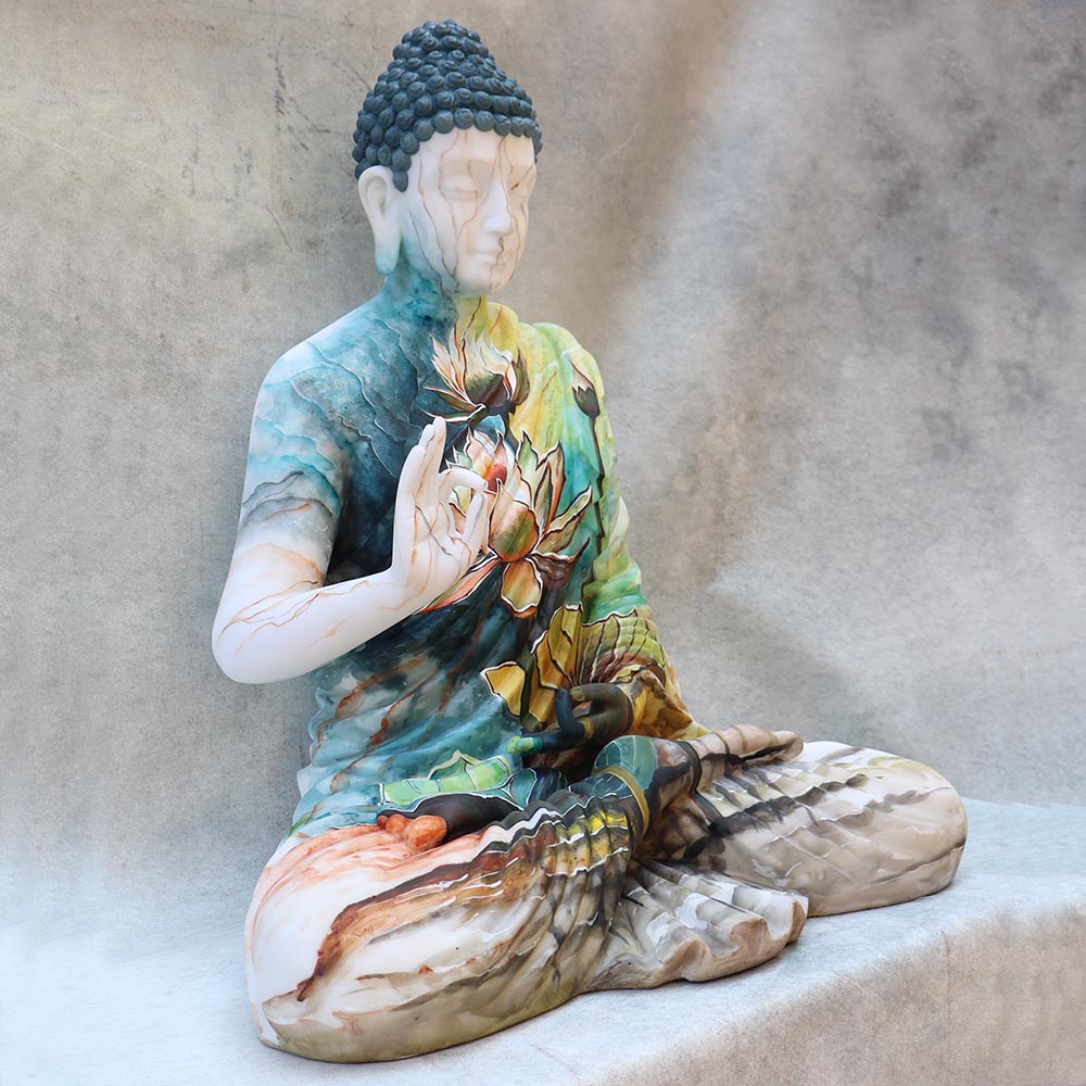 Serene Buddha in Dhyana Mudra By Satgurus