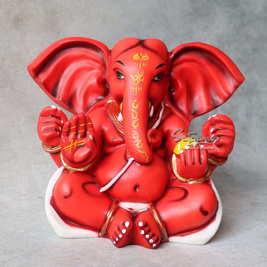 Big Ear Ganesha ( Red ) By Satguru's