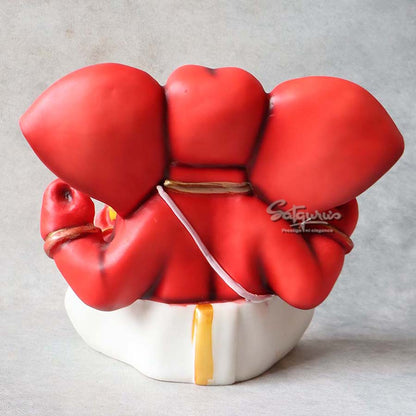 Big Ear Ganesha ( Red ) By Satguru's