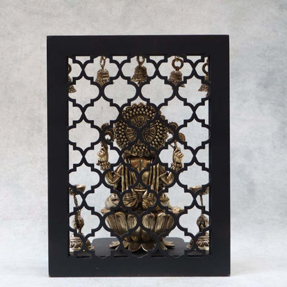 Kamal Ganesha in Frame With Diya By Satgurus