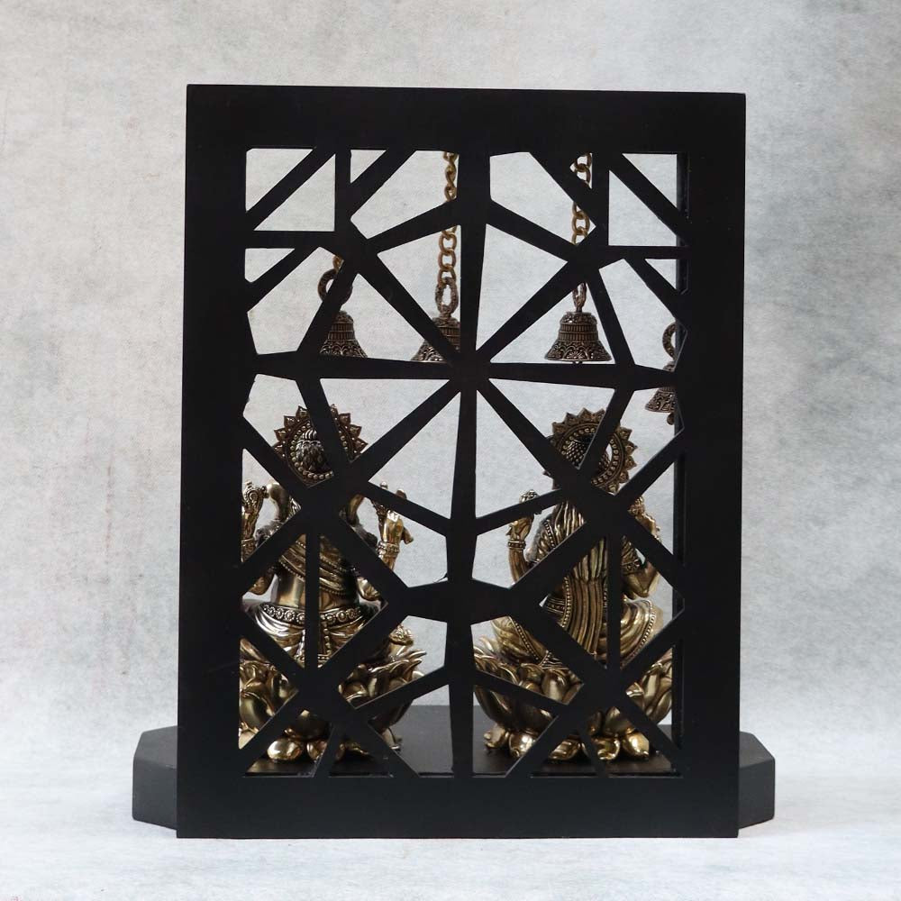Laxmi Ganesha in Frame By Satgurus