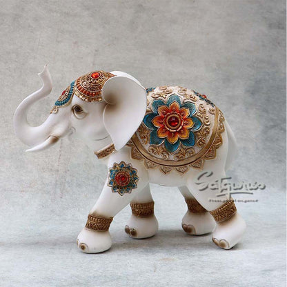 Trunk Up Elephant / Ivory By Satgurus