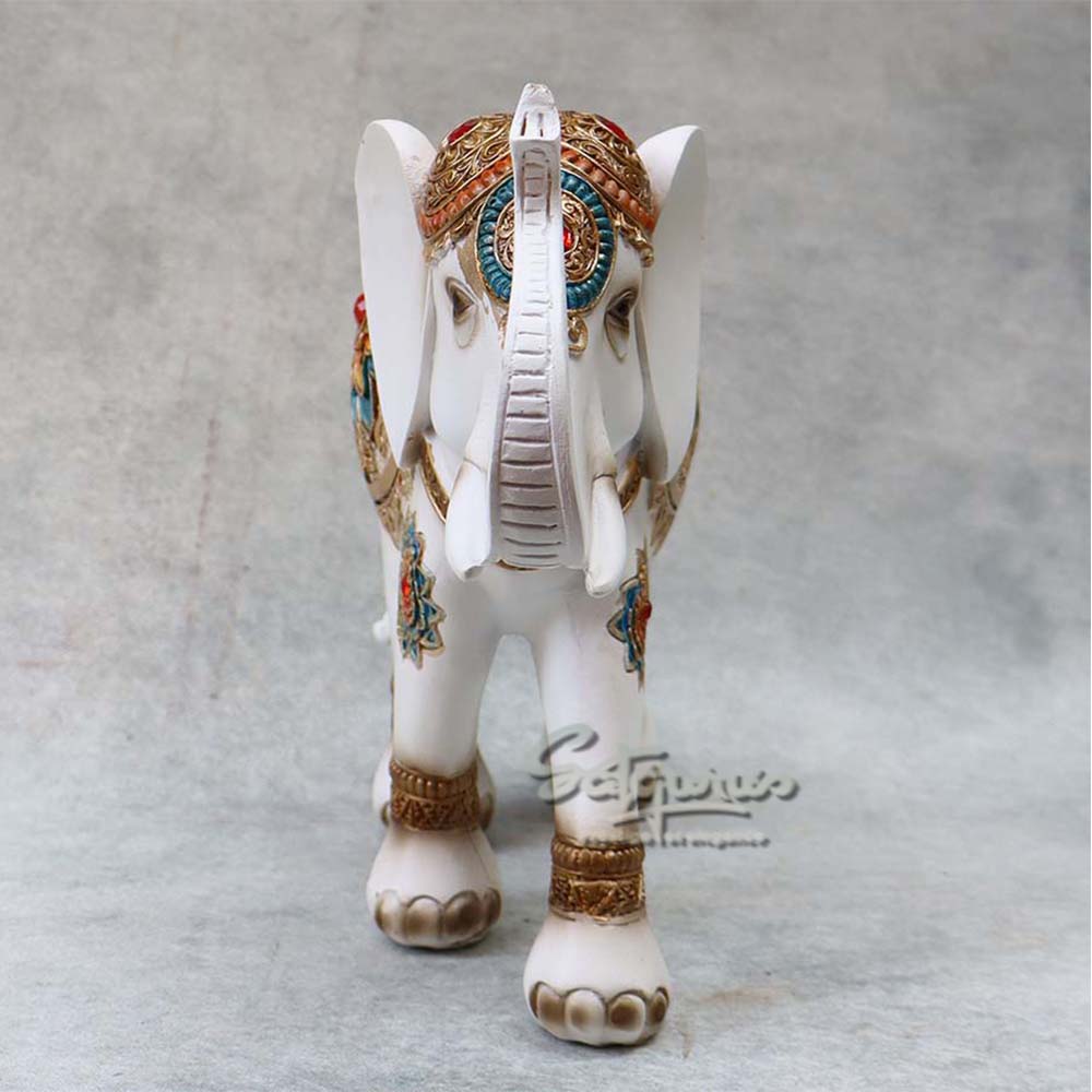 Trunk Up Elephant / Ivory By Satgurus