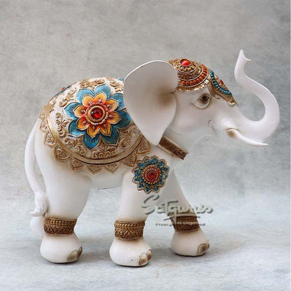 Trunk Up Elephant / Ivory By Satgurus