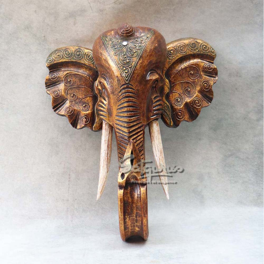 Elephant Face Wall Art  By Satgurus