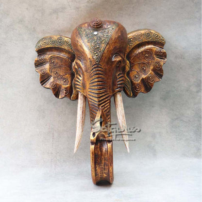 Elephant Face Wall Art  By Satgurus