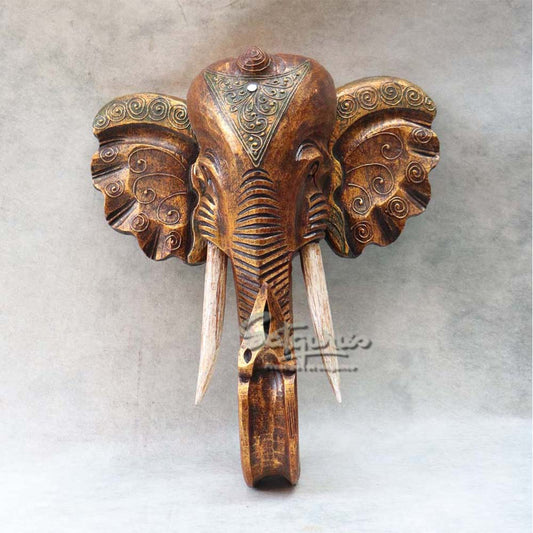 Elephant Face Wall Art  By Satgurus