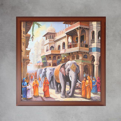 The Royal Elephant Procession By Satguru's