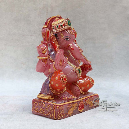 Rose Quartz  Ganesh By Satgurus