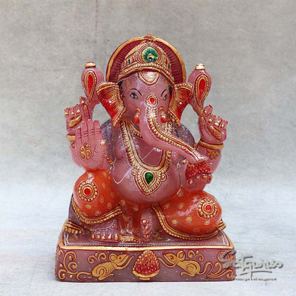 Rose Quartz  Ganesh By Satgurus