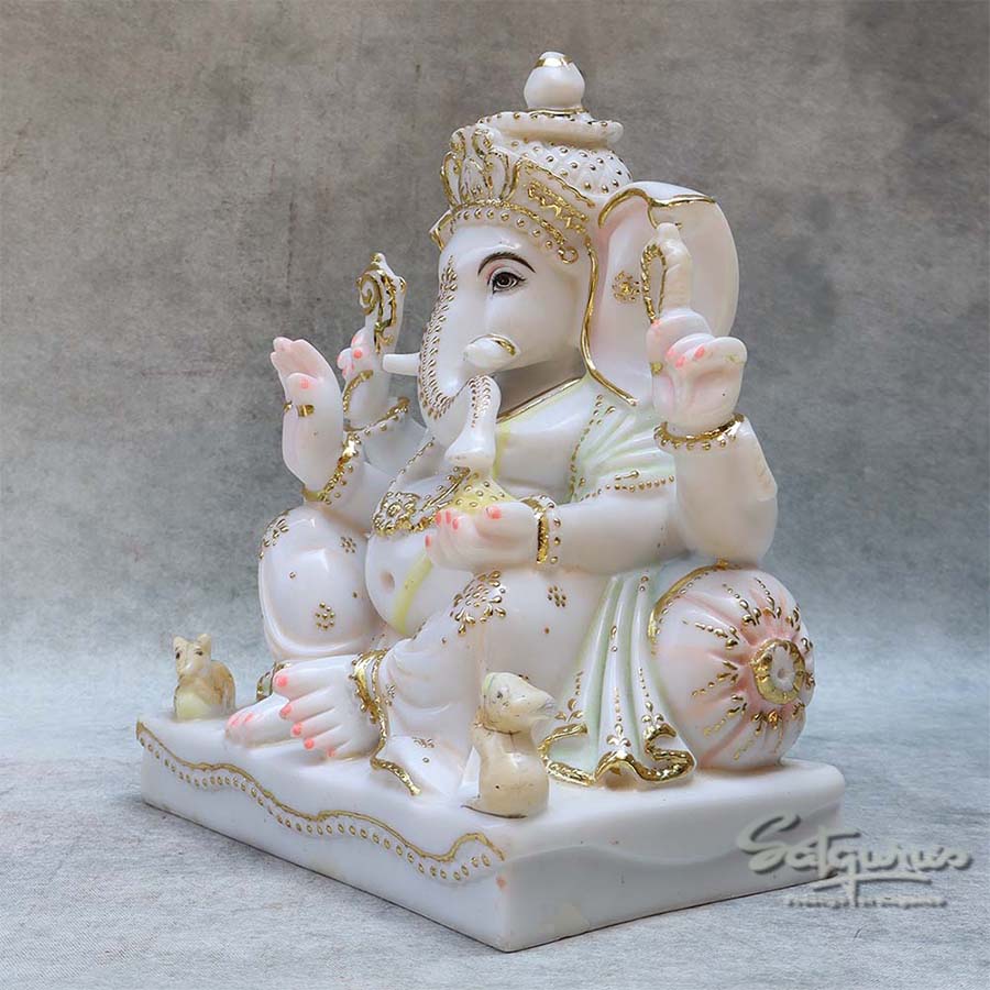 Sitting Pillow Ganesha By Satgurus