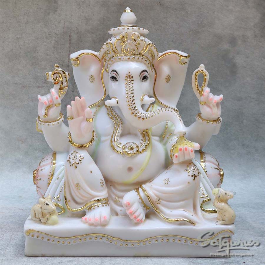Sitting Pillow Ganesha By Satgurus