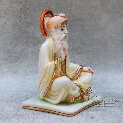 Guru Nanak Devji Sitting By Satgurus