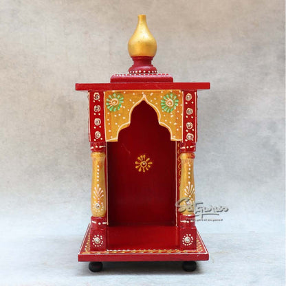 Medium Handicrafted Rajasthani Ethnic Temple By Satgurus