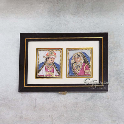 Musical Marble tile Raja Rani Jewellery Box By Satgurus