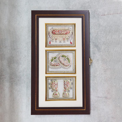 Musical Marble tile Jewellery Box New By Satgurus
