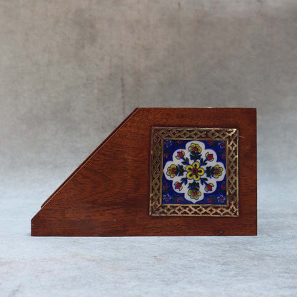 Wooden Tile Napking Holder By Satguru's