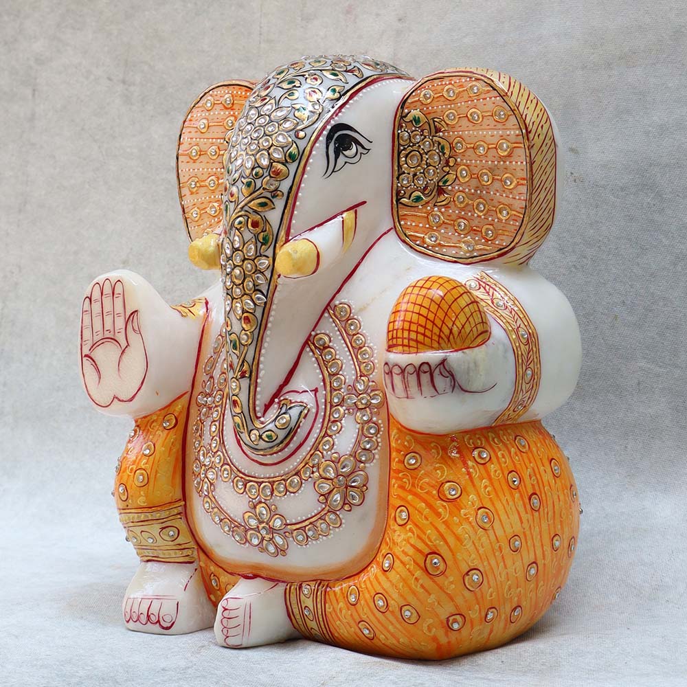 Marble Appu Ganesha By Satguru's