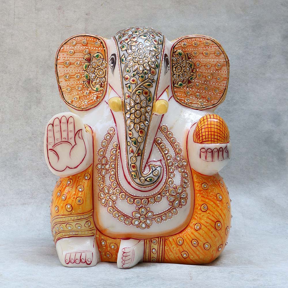 Marble Appu Ganesha By Satguru's