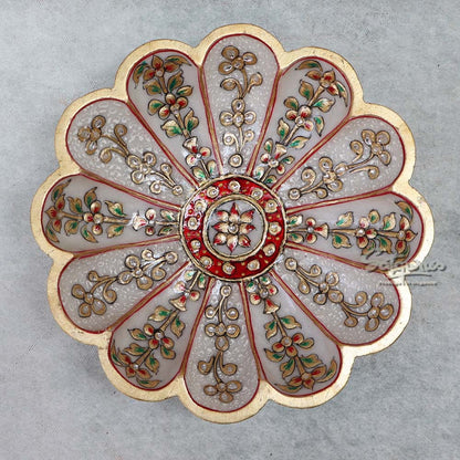Marble Hand Painted Bowl By Satgurus