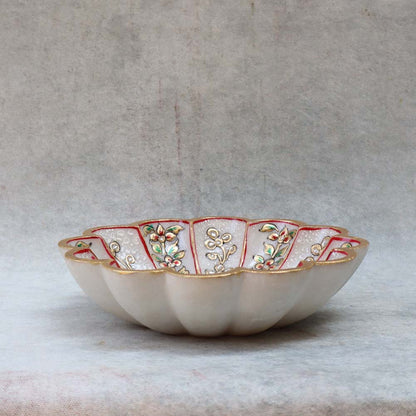Marble Hand Painted Bowl By Satgurus