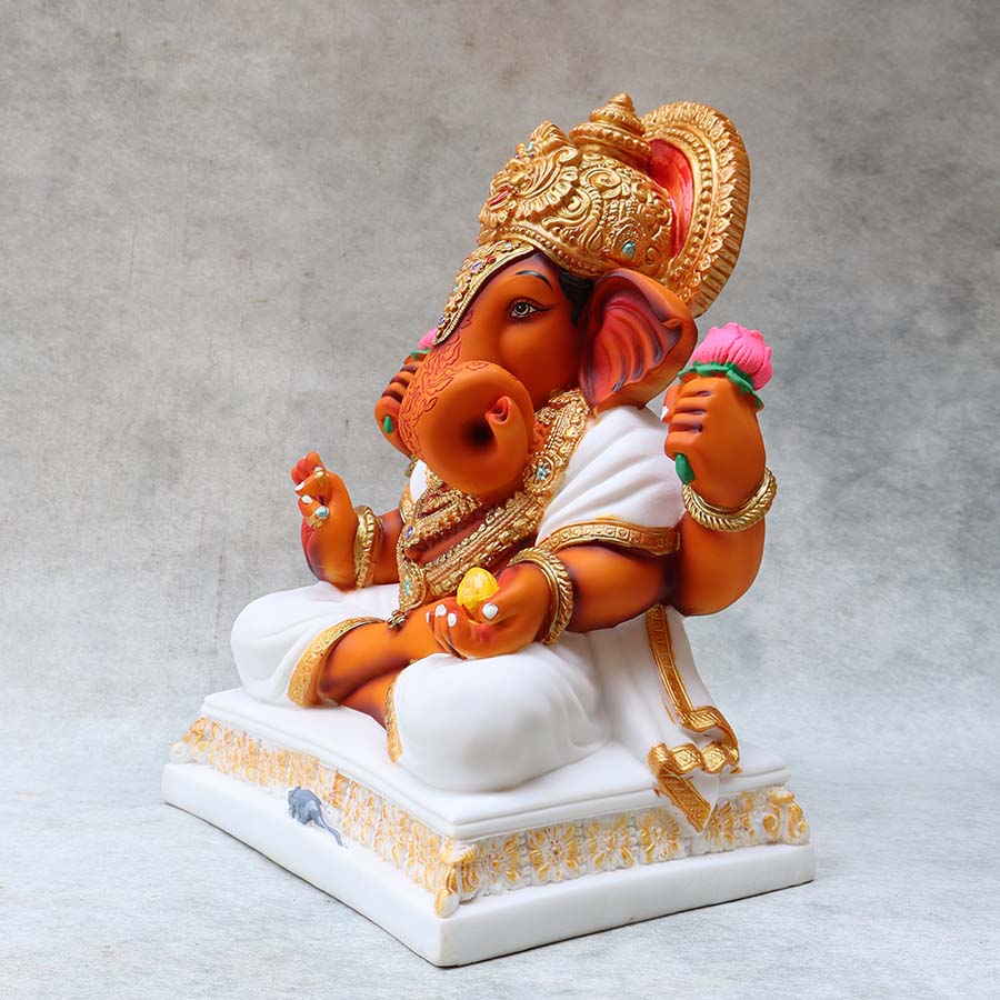 Dagdu Ganesha ( Brown ) By Satguru's