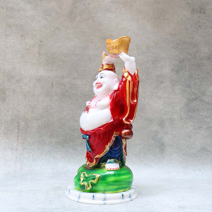Laughing Buddha Hand Up Ingot By Satguru's