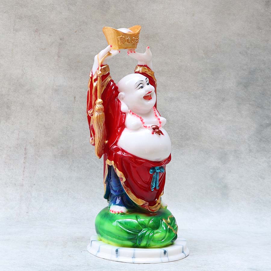 Laughing Buddha Hand Up Ingot By Satguru's
