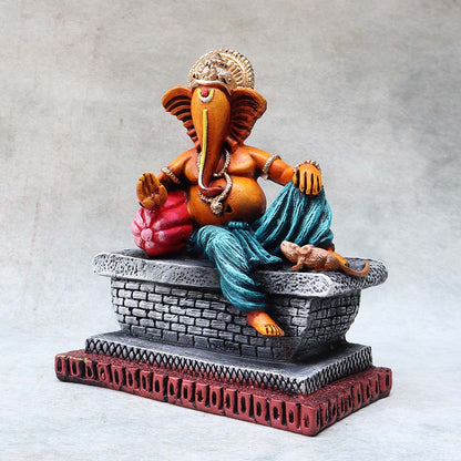 Resting Ganesha By Satguru's