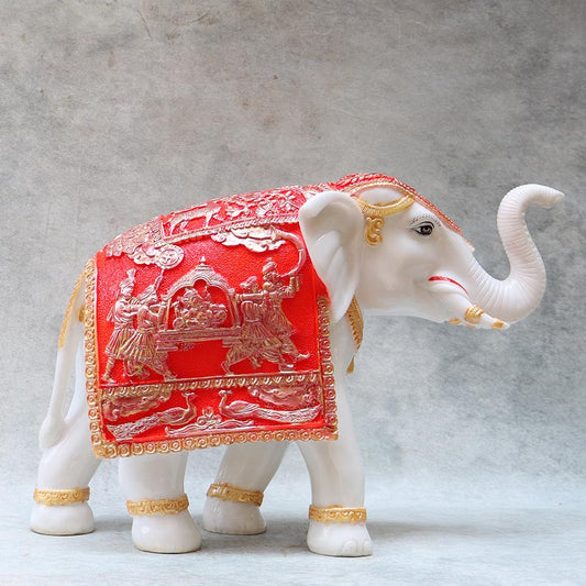 Elephant Glossy White By Satguru's