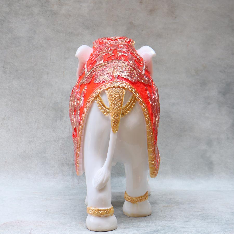Elephant Glossy White By Satguru's