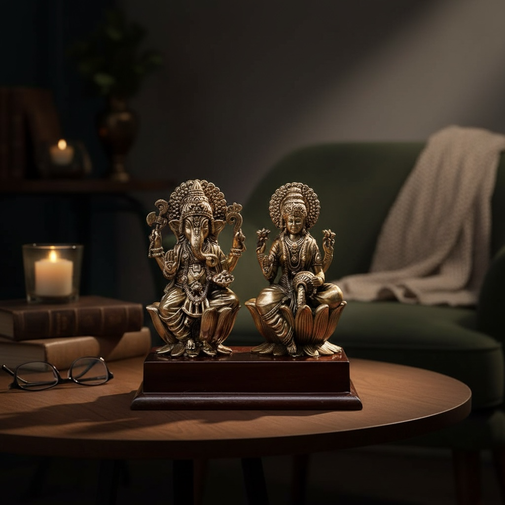 Laxmi Ganesh On Base By Satgurus