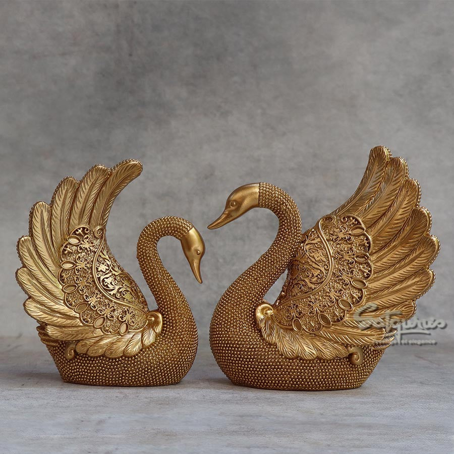 Gold Swan Pair By Satgurus
