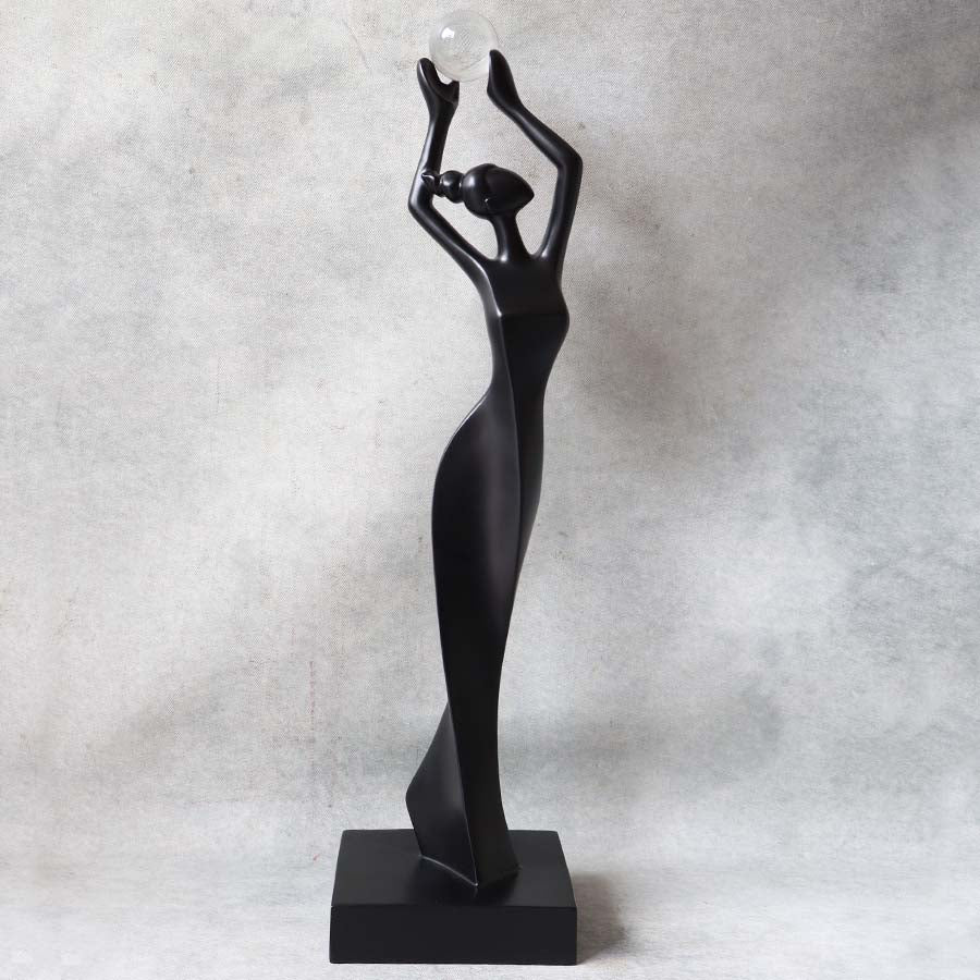 Minimalist Black Woman Figurine By Satguru's