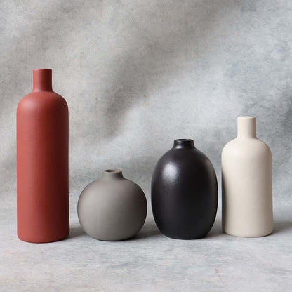 Minimalist 4-Piece Ceramic Vase Set By Satguru's
